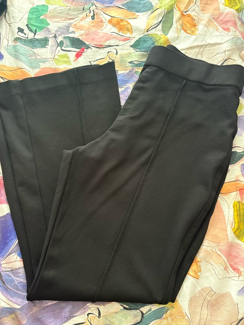 Nicole Miller Black Pull-On Pants Size Large